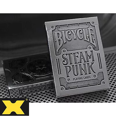 Bicycle Silver Steampunk Playing Cards By USPCC • $7.68