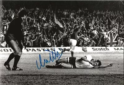 Signed Colin Stein Glasgow Rangers Autograph Photo 1972 Final Barca Bears • £34.99