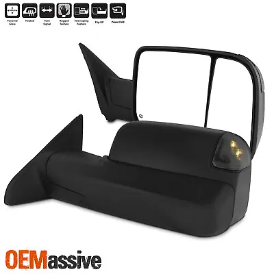 [2 PCS]For 09-18 Ram Pair Towing Mirrors W/ Power Folding/Heated/Temp Sensor • $255.99