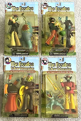 McFarlane Toys - The Beatles Yellow Submarine Action Figures - Set Of 4 - 2000 • $109.99