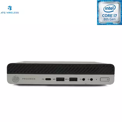 HP PRODESK 600 G4 MiNi INTEL CORE I7-8700T 2.40 GHz 16GB 256GB SSD Win 10 Pro • $169.95