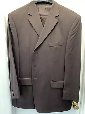 MICHAEL KORS Brown Dark Chocolate Mens 2 Ps Suit 44R • $70