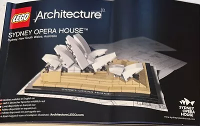 LEGO 21012 Architecture Sydney Opera House 100% Complete With Instructions. • $110