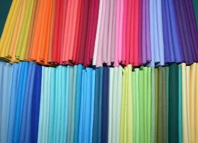 $2.50 • Buy Patchwork & Quilting Fabric Fat Quarters Prima Solid Colours DISCOUNT SALE