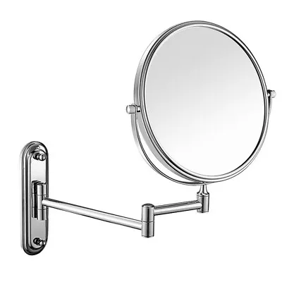 5X /10X Magnifying Makeup Mirror Extenable 360°Rotation Wall Mount Vanity Mirror • £21.99