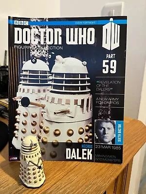 Eaglemoss Doctor Who Figurine - #59: NECROS DALEK -  (no Box) • £5.99