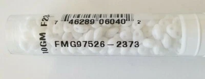 $2.50 • Buy Preciosa, Czech Pressed Twin - White - 5 X 2.5 Mm, Two Holes (8166)