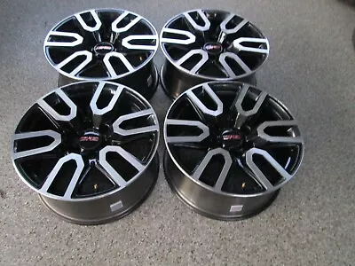 20  Gmc Chevy 1500 Yukon  Silverado Factory Wheels Rims Gmc 1500 Set At4 Black • $1095