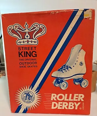 Vintage Black Roller King Size 6 Roller Derby Skates Never Worn W/ Tags • $68