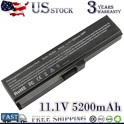 Battery For Toshiba Satellite C645D C655 C655D L670 L510 M300 U400 Pro 3000 H • $15.95