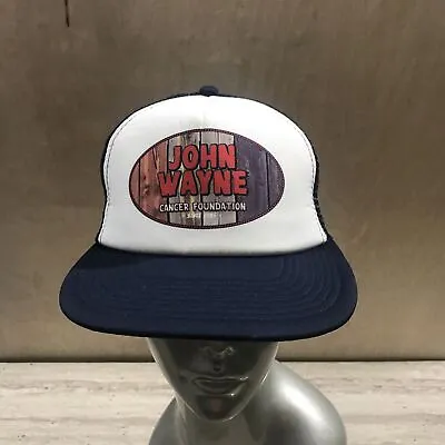 John Wayne Cancer Foundation  Trucker Hat SnapBack Adjustable Cap Mesh Back • $9.99