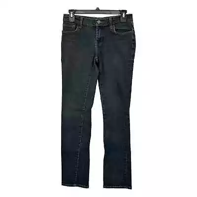 J Brand Straight Jeans Size 27 Black Gray Cotton Stretch Mid Rise Pockets USA • $13.50