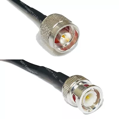 LMR240UF N MALE To BNC MALE Coax RF Cable USA-Ship Lot • $26.69