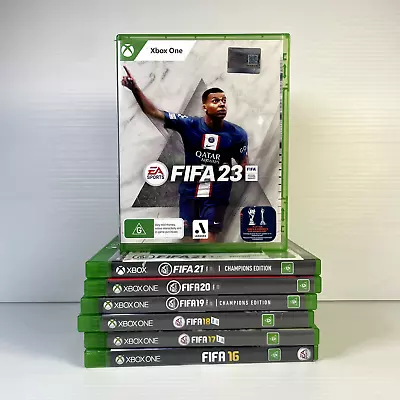 Xbox One X FIFA Set Of 7 - 16 17 18 19 20 21 23 Soccer World Cup Games • $34.97