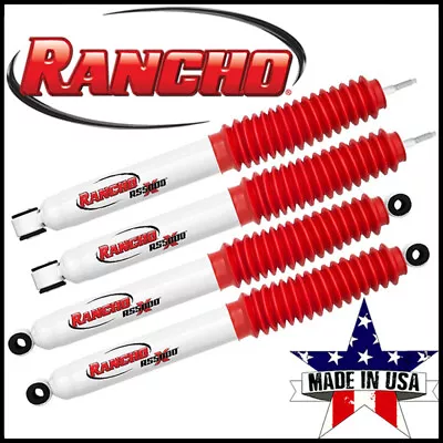 Rancho Front Rear Suspension Gas Shocks Fit 86-89 Toyota 4Runner 4WD W/0-1  Lift • $269.95
