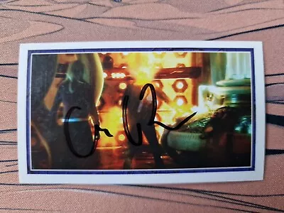 🌟 BBC Doctor Who Merlin Signed Sticker - Christopher Eccleston Regeneration 🌟 • £22.50