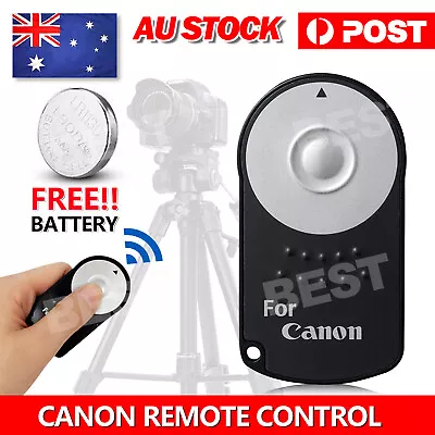 New RC-6 Wireless Remote Control For Canon 7D 70D 700D 6D EOS M Mark III MARK3 • $5.45