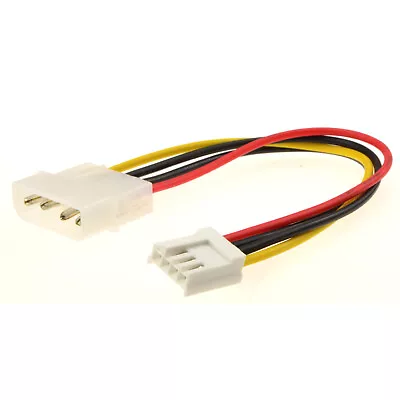 Power Converter Adapter Cable 4 Pin LP4 Molex Plug To 4 Pin Female [000331] • £2.88