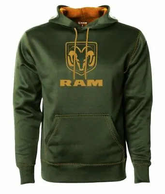 New Ram Men's Golden Graphic Hoodie Olive Large Sweatshirt New Mopar • $66.73
