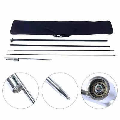 4 Flag Poles+1 Ground Stake Kit For Windless Feather Swooper Flags Teardrop Flag • $38.98