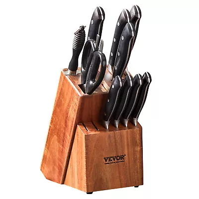 VEVOR 10-24 Inch Magnetic Knife Block Storage Knife Holder Acacia Wood • $23.99