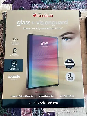 $35 • Buy ZAGG InvisibleShield Glass Plus VisionGuard  Screen Protection IPad 11 