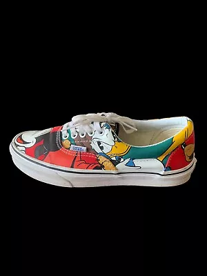 Womens Size 8 Mens 6.5 Disney Mickey Mouse Vans Shoes Excellent Condition  • $45