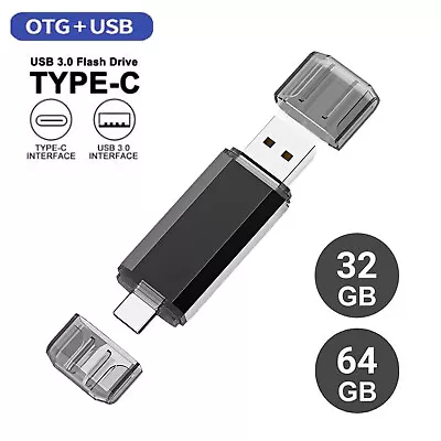 32GB 64GB Type-C USB Flash Drive OTG Memory Stick Flash Pen Drive For Phone PC • $8.99