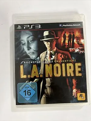 PS3 - L.A. Noire - Rockstar Games - USK16 - Manual - Region 2 - Like New • $7.80