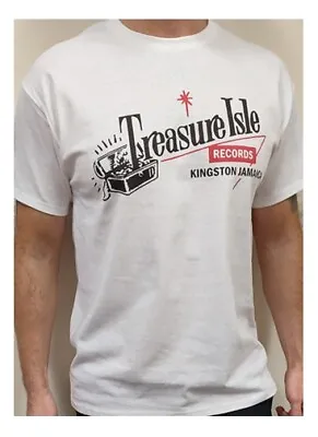 Treasure Isle Records T Shirt Reggae Music Kingston Jamaica Trojan Coxsone W013 • £13.45