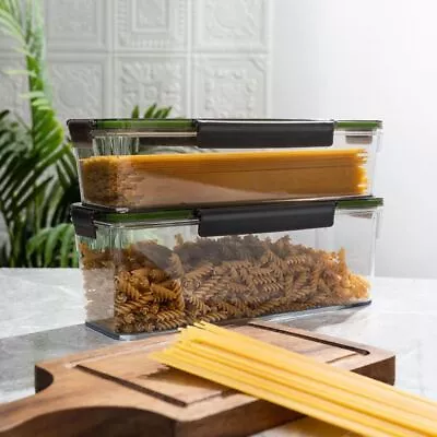 1xTransparent Airtight Pasta Container Food Preservation Spaghetti Box Vegetable • $20.06