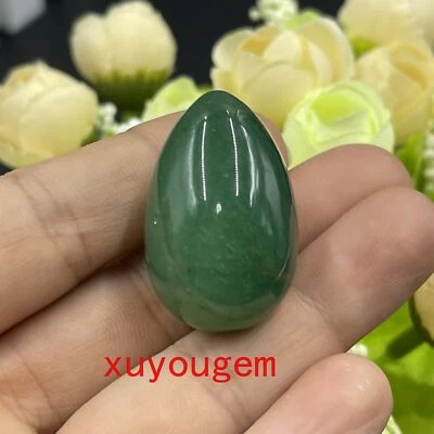 $0.01 • Buy 1pcs Natural Aventurine Egg Quartz Crystal Egg Pendant Gem Reiki Healing 1 