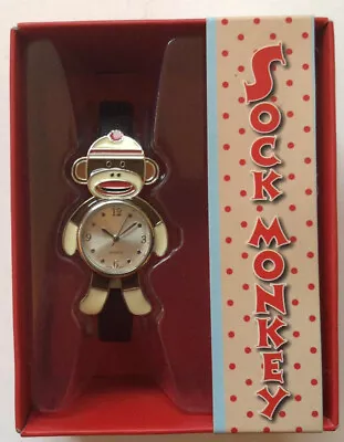 Sock Monkey New In Box Wrist Watch Quartz Japan Movement • $22