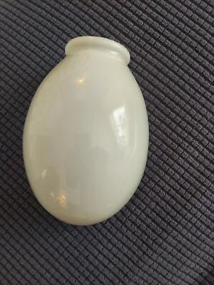 Vintage Clam Shell Half White Milk Glass Sconce Shade 2 1/8  Fit • $19.99
