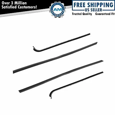 Window Sweep Weatherstrip Seal Inner & Outer Set Of 4 For 51-54 Chevy GMC • $28.59