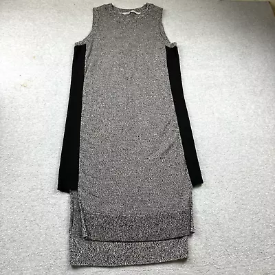 Athleta Dress Womens Size M Grey Gray Merino Wool Athletic Classic Midi Casual • $21.88