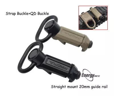 Tactical RSA Buckle QD Rail Sling Attachment MS2 MS3 Quick Detach Swivel Moun • $14.39