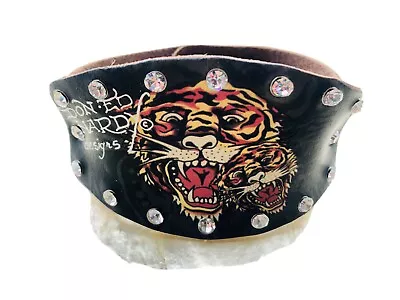 Don Ed Hardy Tiger Leather Bracelet - New Vintage • $26.99