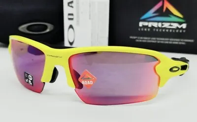 Oakley FLAK 2.0 (ASIA) Tennis Ball Yellow PRIZM ROAD OO9271-50 Sunglasses NEW • $99.99