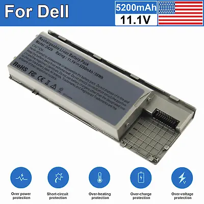 5200mAh Battery For Dell Latitude D620 D630 D631 D640 M2300 PC764 TC030 KP423 US • $13.99