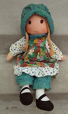 Vintage 26” The Original Holly Hobbie Rag Doll Knickerbocker American Greetings • $39.99