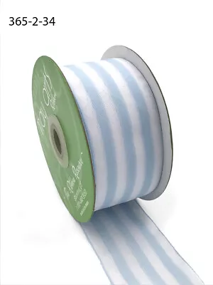 £1.90 • Buy 1M Solid Striped Ribbon With Woven Edge Floristry Basket Wedding Christmas Bows