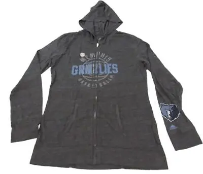 New Memphis Grizzlies Womens Size XL XLarge Adidas Full Zip Jacket Hoodie • $17.84