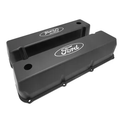 Proflow Valve Covers Tall Cast Aluminium Black W Logo For Ford 429 460 Big Block • $193.05