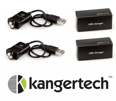£7.35 • Buy TWIN PACK KangerTech® USB Battery Charger | Evod  EGo & 510 VAPE E CIG  