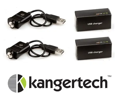 TWIN PACK KangerTech® USB Battery Charger | Evod  EGo & 510 VAPE E CIG   • £7.99
