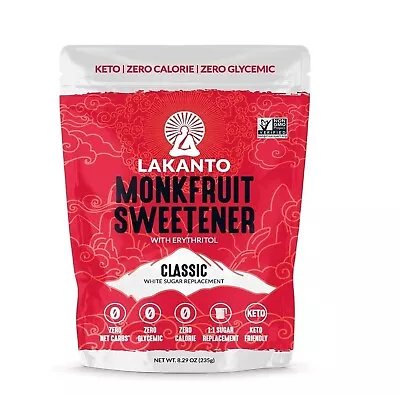 Lakanto Classic Monk Fruit Sweetener With Erythritol - White Sugar Substitute Z • $8.89