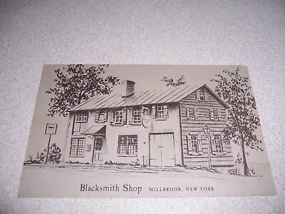 1960s THE BLACKSMITH SHOP MILLBROOK NY. VTG ART POSTCARD • $3.99