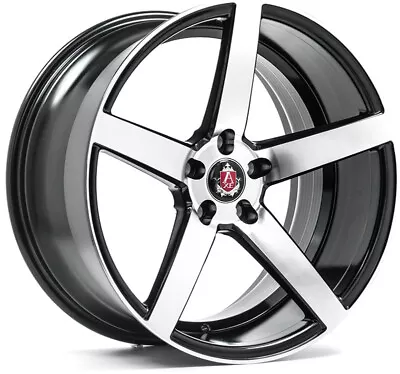Alloy Wheels 17  Axe EX18 Black Polished Face For Volvo S60 [Mk2] 10-18 • $996.47