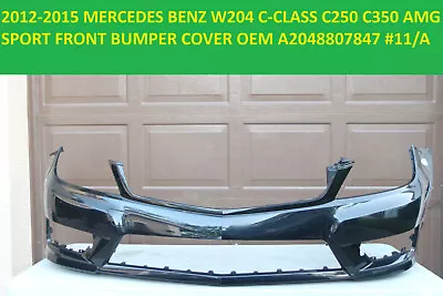 ✅ 2012-2014 Mercedes Benz C Class AMG C250 C350 W204 Front Bumper OEM Sport • $599.50